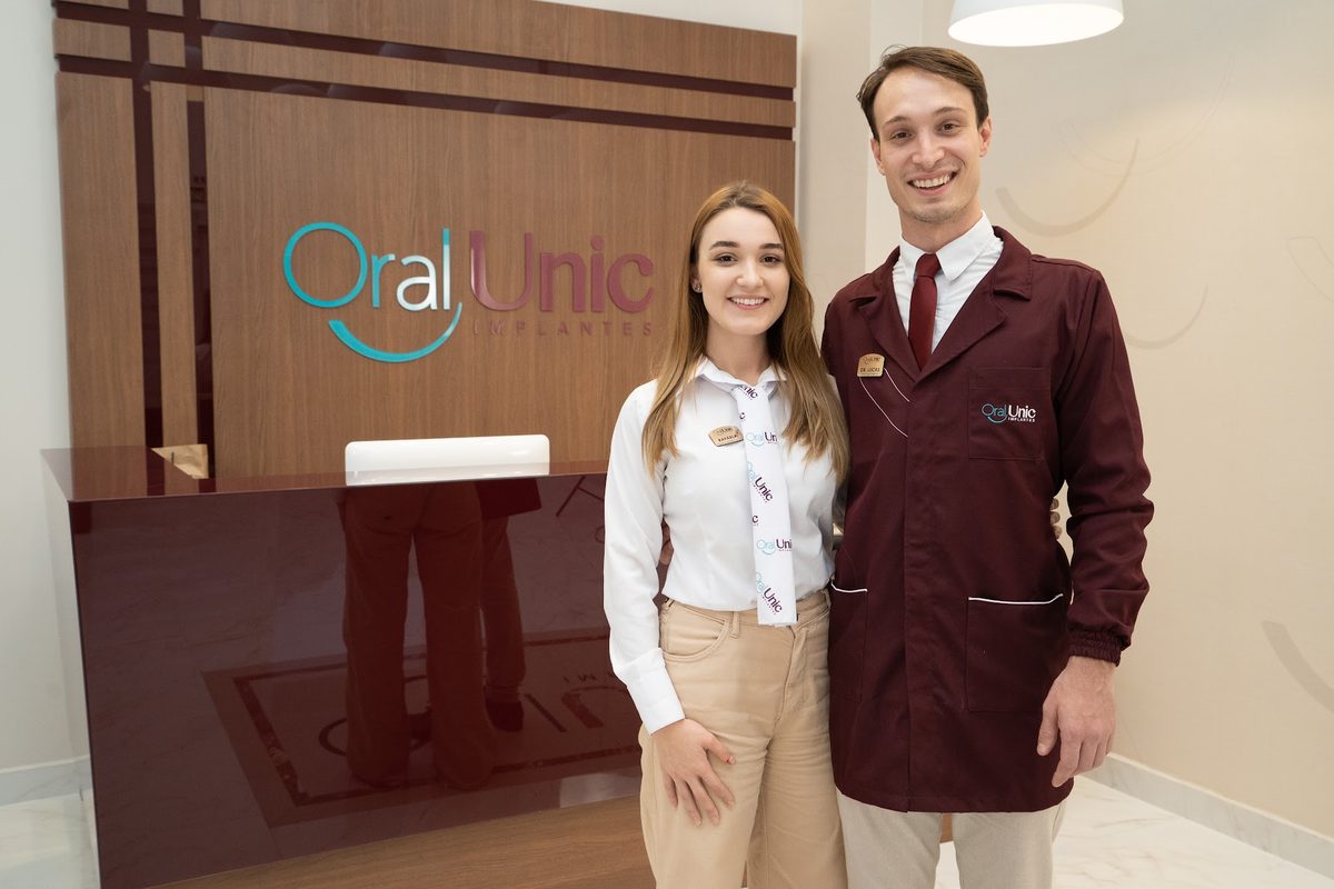 Equipe da Oral Unic Flores da Cunha na recepção
